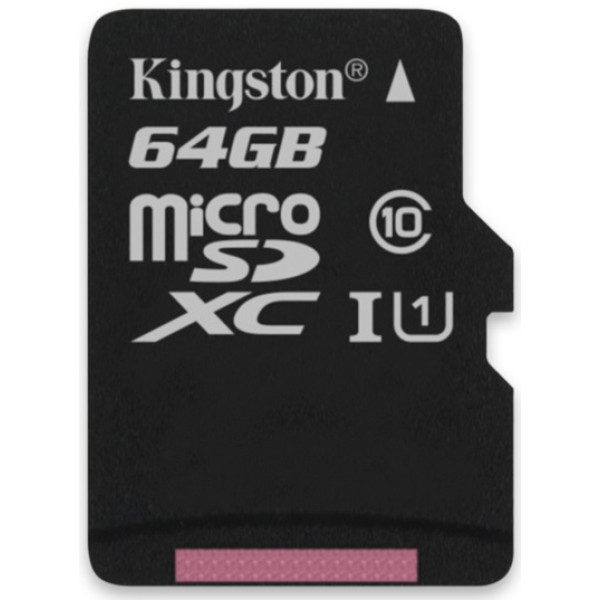 Карта пам'яті Kingston microSDXC 64GB Class 10 UHS-I R45/W10MB/s
